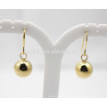 316L stainless steel 18k gold plating ball earrings designs for girls